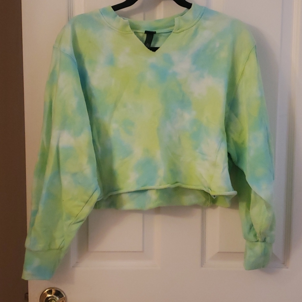 Wild Fable Tye Dye Crop Sweatshirt
